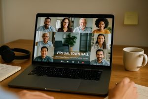 Host Virtual Town Halls for Rights Discussion