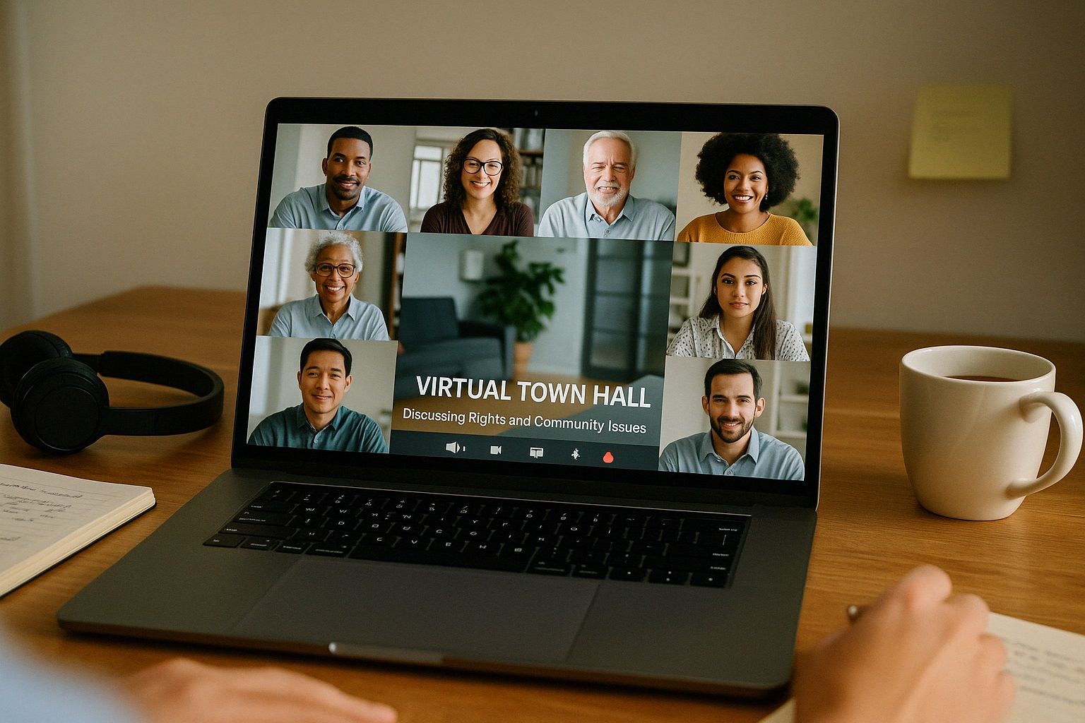 Host Virtual Town Halls for Rights Discussion