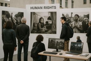 Organize Human Rights Photo Exhibits